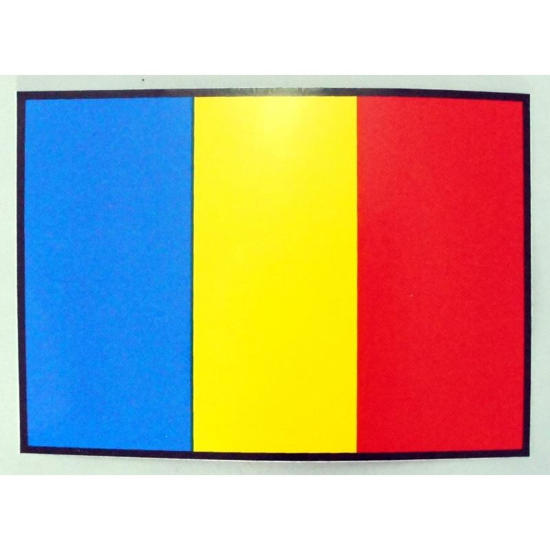 Autocolant steag 3 culori Romania