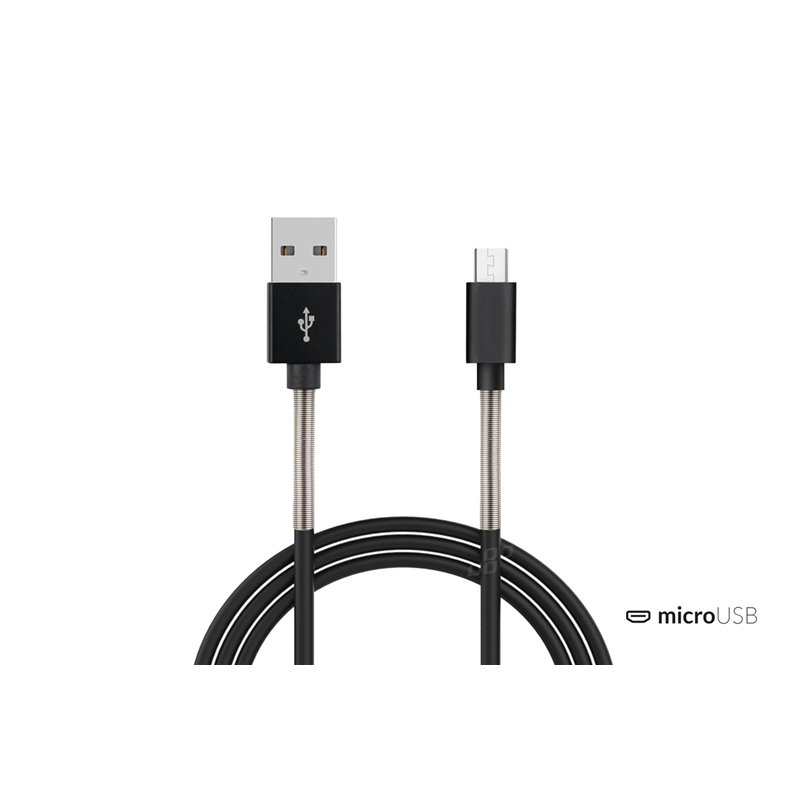 Cablu USB do micro USB AMiO FullLINK 1m 2,4A
