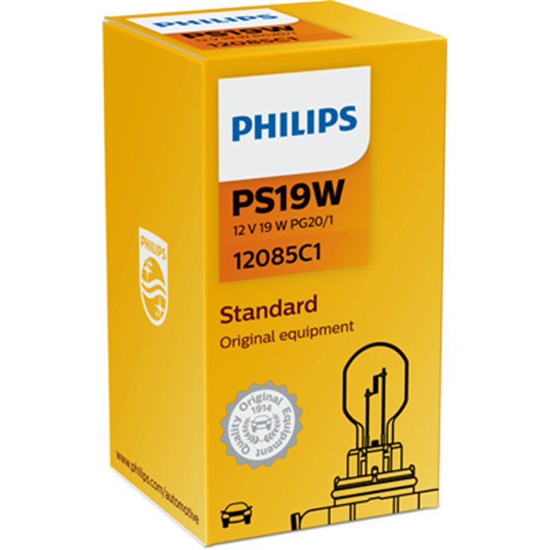 Bec Ps19W 12V/19W Soclu Pg20/1 (Transparent) Philips