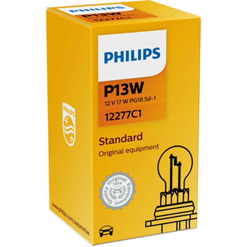 Bec P13W 12V/13W Capac De Lampa Pg18.5d-1 Philips (Incolor)