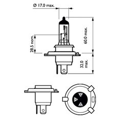 Bec far faza lunga PHILIPS 12342PRB1