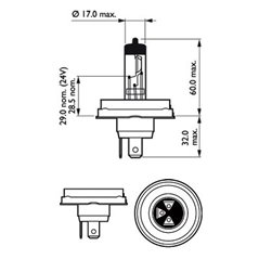 Bec far faza lunga PHILIPS 12475C1