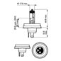 Bec Iluminat Auto 12V Faruri R2