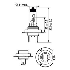 Bec far faza lunga PHILIPS 12972PRC2