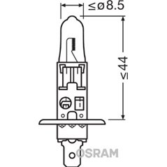 Bec far faza lunga OSRAM 64150NBS