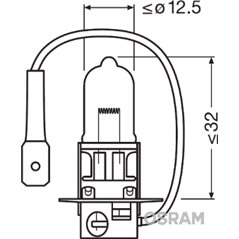 Bec far faza lunga OSRAM 64151NL