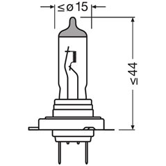 Bec far faza lunga OSRAM 64180L