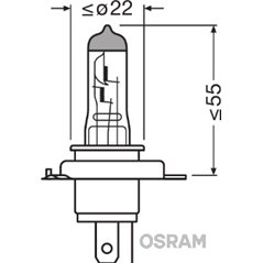 Bec far faza lunga OSRAM 64193NBS-HCB