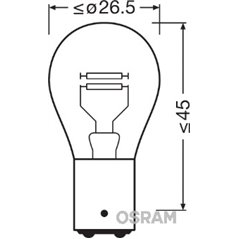 Bec lampa frana / lampa spate OSRAM 7225-02B