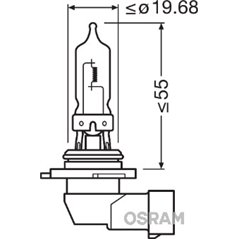 Bec far faza lunga OSRAM 9005