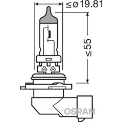 Bec far faza lunga OSRAM 9006NL-HCB