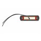 Lampa de Gabarit Stanga/Dreapta Portocaliu, LED, Inaltime: 31mm latime: 110mm Adancime: 13mm, cablu 220, 12/24V