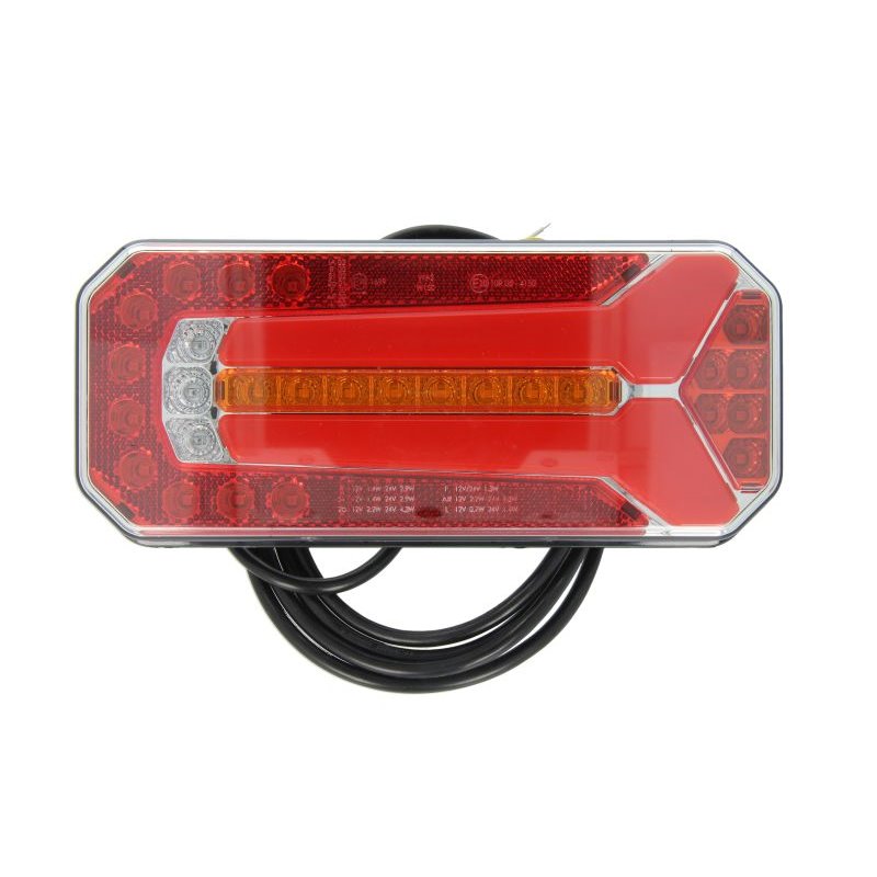 Lampa Spate Stanga/Dreapta (LED, 12/24V, Semnalizare, Proiector Ceata, Lampa Stop, Lumina Parcare, reflector, Lungime cablu: 0,2