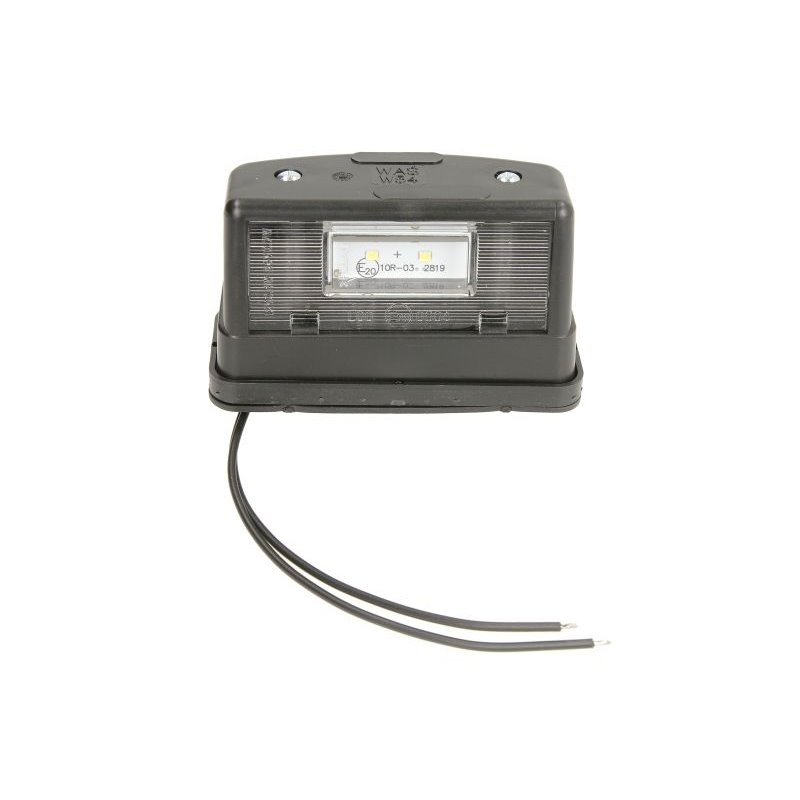 Lampa numar inmatriculare (LED, 12/24V, culoare: negru)
