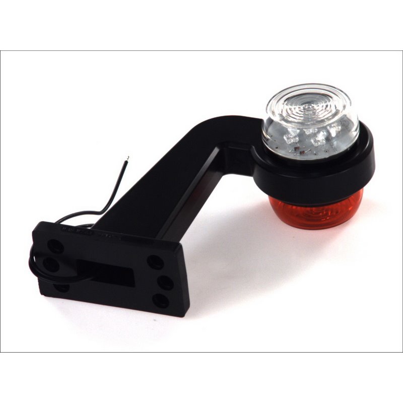 Lampa de Gabarit Dreapta Rosu/Alb LED on long arm 12/24V