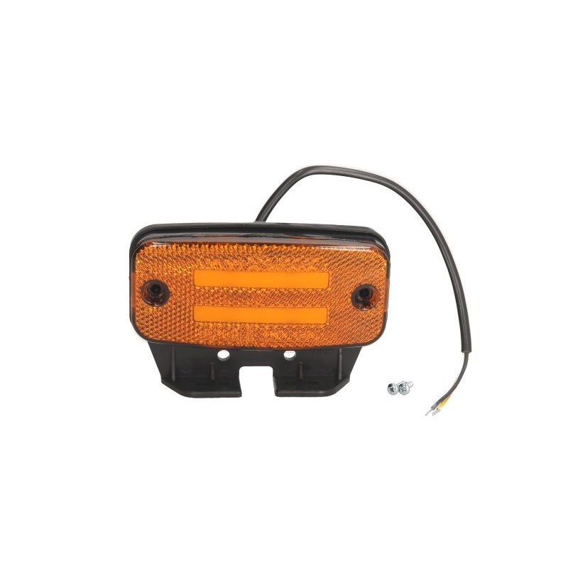 Lampa de Gabarit, Portocaliu, LED, Inaltime: 54,2mm latime: 114,4mm Adancime: 22,3mm, cablu 240, 12/24V (with function of latera