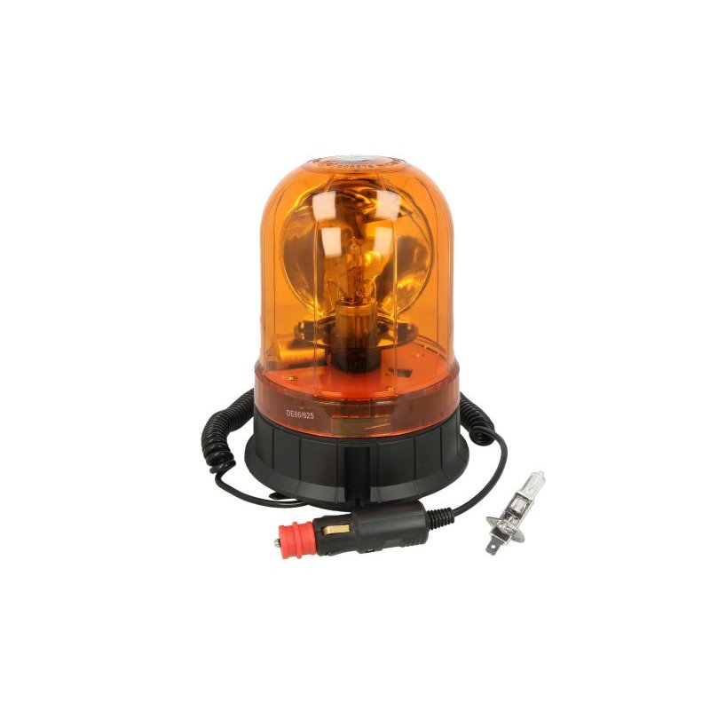 Girofar (portocaliu, 12/24V, H1, magnetic, worm drive, cablu 4m Worm drive)