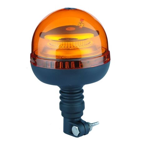 Girofar (portocaliu, 12/24V, LED, tubular cap, Functii: 3)