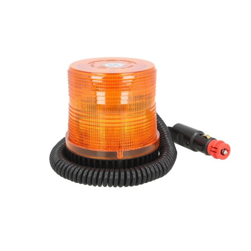 Girofar (portocaliu, 12/24V, Xenon, magnetic, cu cablu 4m cu R65 approval)