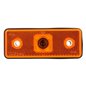 Lampa de gabarit St/Dr, portocaliu, W5W, inaltime 41mm latime 110mm adancime 25mm, 12/24V