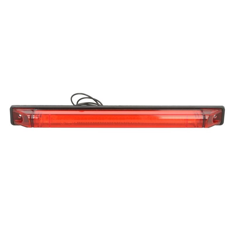Lampa de gabarit St/Dr, rosu, LED, inaltime 24,6mm latime 250mm adancime 19,7mm, surface, lungime cablu 250, 12/24V