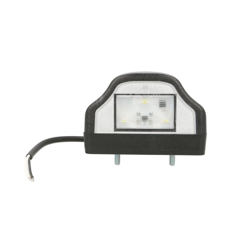 Lampa numar inmatriculare (LED, 12/24V, culoare: negru, 64,7x62,3x97mm) 