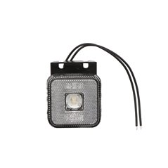 Lampa de Gabarit, SW, dreptunghiular, cu LED-uri, alba, cu MAN balama 12V/24V