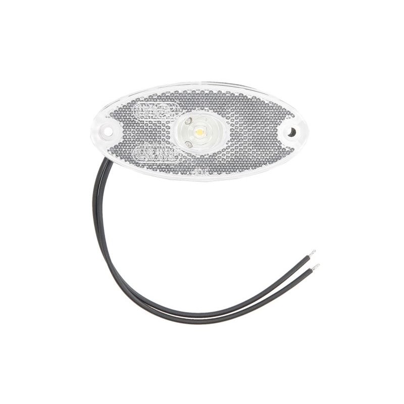 WAS Lampa de Gabarit, alb (rupere) 12-24V