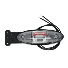 Lampa de Gabarit Stanga Rosu/Alb, LED, 12/24V (with a hinge)