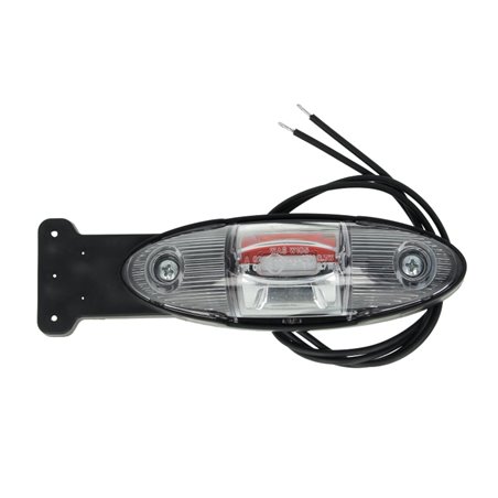 Lampa de Gabarit Stanga Rosu/Alb, LED, 12/24V (with a hinge)