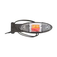 Lampa de Gabarit Dreapta Portocaliu/Rosu/Alb, LED, 12/24V (with a hinge)