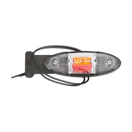 Lampa de Gabarit Dreapta Portocaliu/Rosu/Alb, LED, 12/24V (with a hinge)