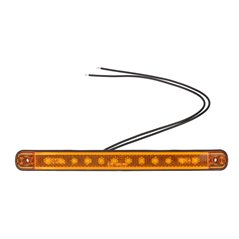 Lampa de Gabarit Stanga/Dreapta Forma: Dreptunghiular, Portocaliu, LED, 12/24V