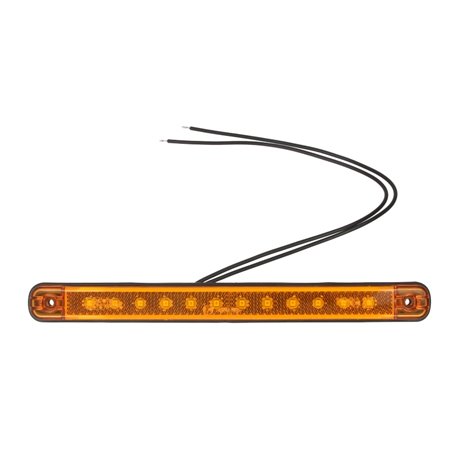 Lampa de Gabarit Stanga/Dreapta Forma: Dreptunghiular, Portocaliu, LED, 12/24V
