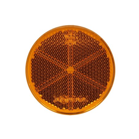 Reflector Rotund (Portocaliu, Self-adhesive, diametru: 61mm)