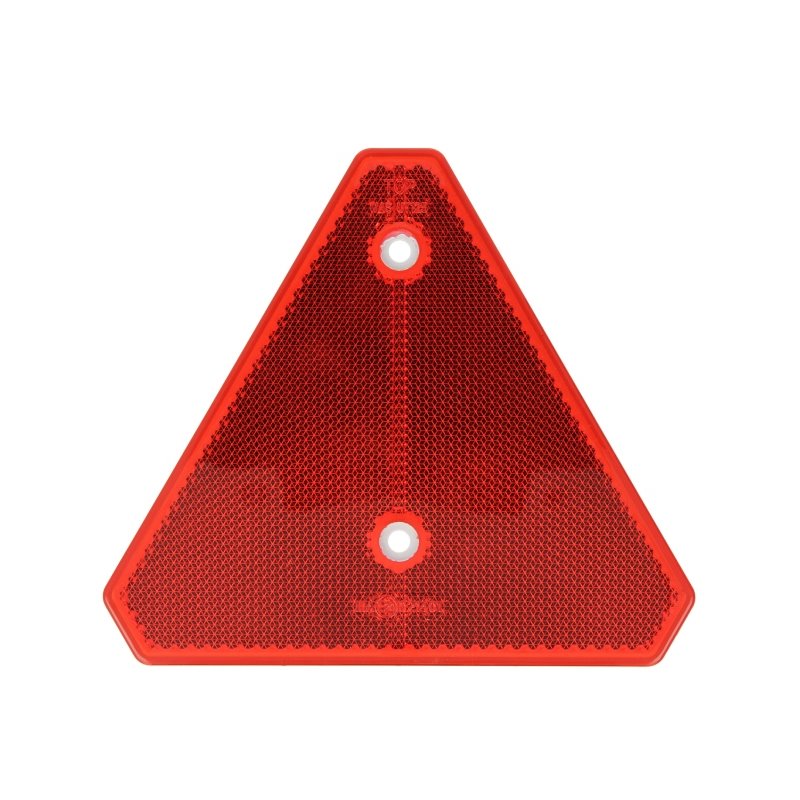 Reflector triangular (Rosu)