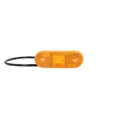 Lampa de Gabarit Stanga/Dreapta Portocaliu, LED, Inaltime: 40mm latime: 113,5mm, cablu 500, 12/24V (with a plug, conector: JAEGE