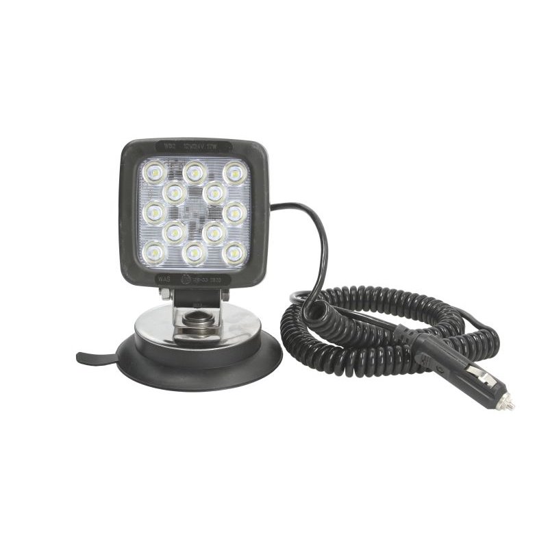 Lampa de lucru (LED, 12/24V, 17W, 1750lm, numar elemente LED: 12, lungime: 101mm, inaltime: 101mm, adancime: 60mm, cu comutator 