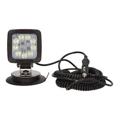 Lampa de lucru (LED, 12/24V, 1300lm, numar elemente LED: 9, lungime: 101mm, inaltime: 105mm, adancime: 77,5mm, cu mufa mai usoar