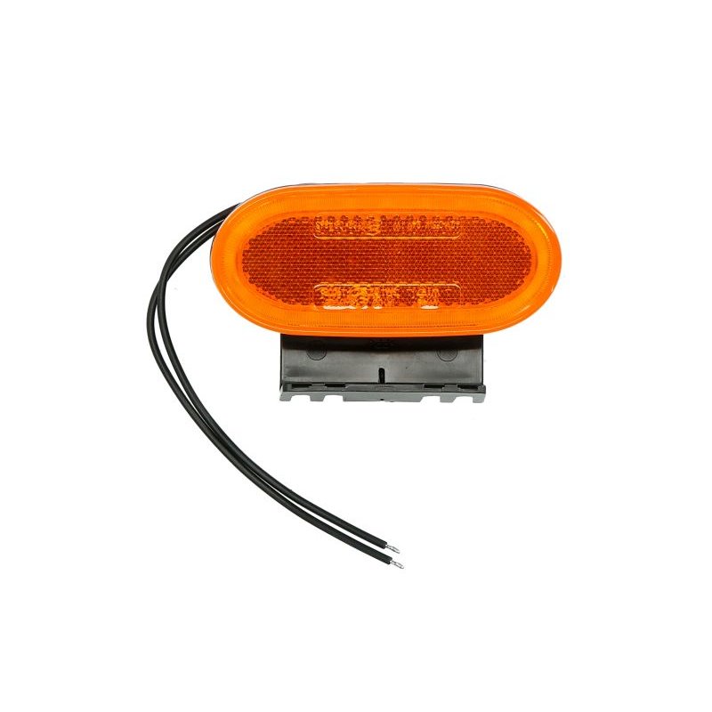 Lampa de Gabarit Stanga/Dreapta Portocaliu, LED, Inaltime: 46,5mm latime: 106,5mm Adancime: 21,8mm, embossed, cablu 220, 12/24V