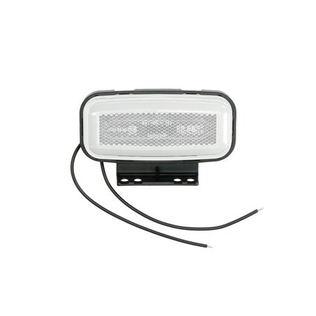 Lampa de Gabarit Stanga/Dreapta Alb, LED, Inaltime: 56mm latime: 117mm Adancime: 20mm, cablu 220, 12/24V (Tip: neon)