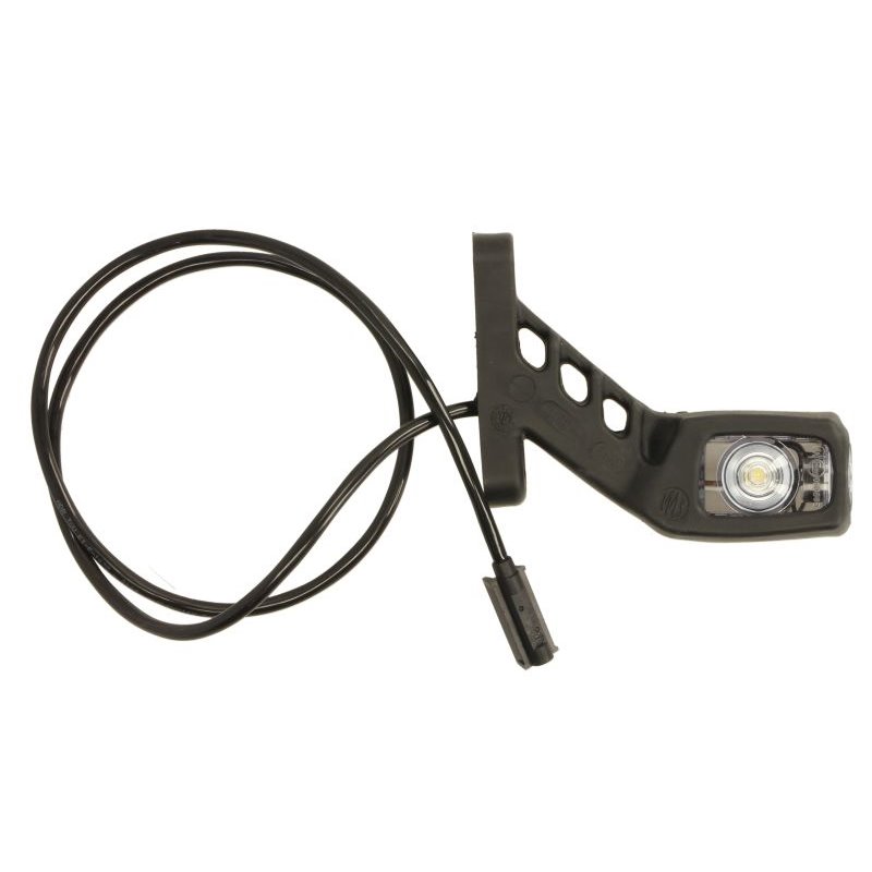 Lampa de Gabarit Dreapta Portocaliu/Rosu/Alb, LED, cablu 1000, pe brat mediu-lung, 12/24V (conector: CLICK-IN/JAEGER, IP66)