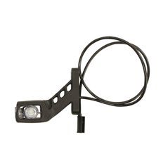 Lampa de Gabarit Dreapta Portocaliu/Rosu/Alb, LED, cablu 1000, pe brat mediu-lung, 12/24V (conector: CLICK-IN/JAEGER, IP66)
