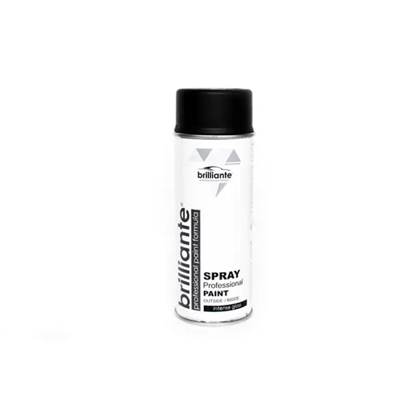 Vopsea Spray Negru Mat (Ral 9005) 400Ml Brilliante