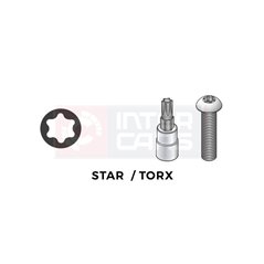 Tubulara Toptul: 1/4" TORX -, lungime 37 mm