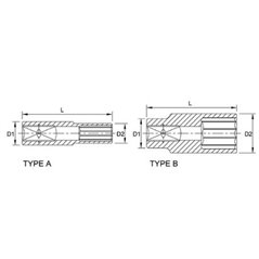 Tubulara: 1/2" 12pt - 11 mm, lungime 77 mm - TOPTUL BAEF1611