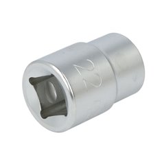 Tubulara Toptul: 3/4" Hexagonal - 22 mm, lungime 50 mm