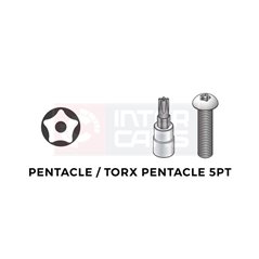 Tubulara Toptul: 1/4" 5pt/Pentacul TORX -, lungime 37 mm