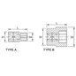 Tubulara: 1/4" Hexagonal - 3/16", lungime 25 mm - TOPTUL BBEA0806