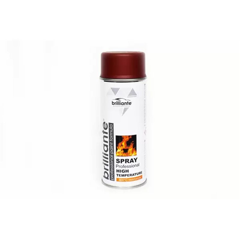 Vopsea Spray Temperaturi Inalte (Rosu) 400Ml Brilliante